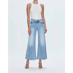 Pistola Izzy wide leg crop jean in color Strive. Size 27. NWT.